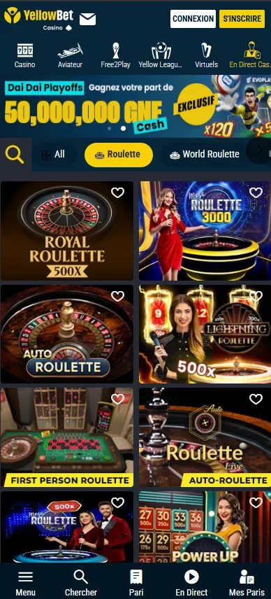 Yellowbet Mobile